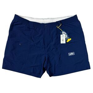 AFTCO Original Fishing Shorts Long Men’s Size 46 Nylon Navy Blue Outdoor NWT